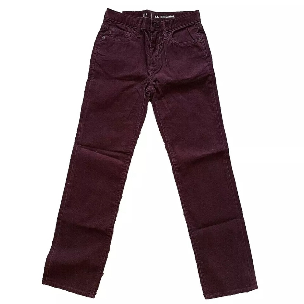 NWT Kids Gap Boys Corduroy PantsPurple burgundy Wine adjustable waist u pick